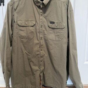 Columbia Men's Khaki Shirt Jacket
